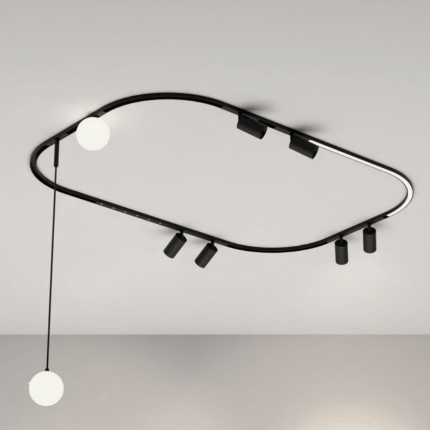 Ultra-Slim LED Magnetic Track Light with Smart Control System