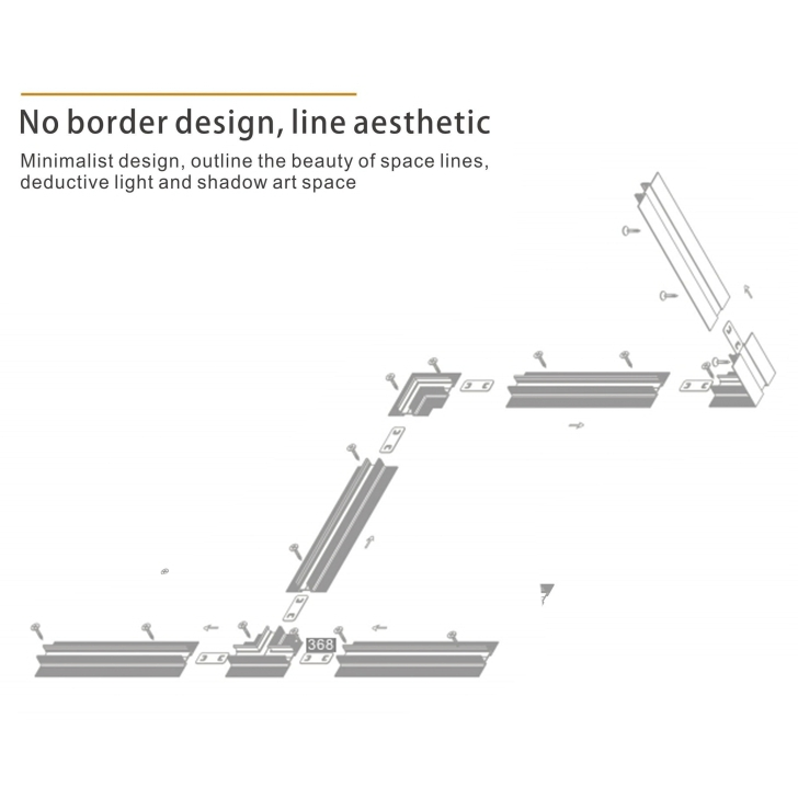 Ultra-Slim LED Magnetic Track Light with Smart Control System