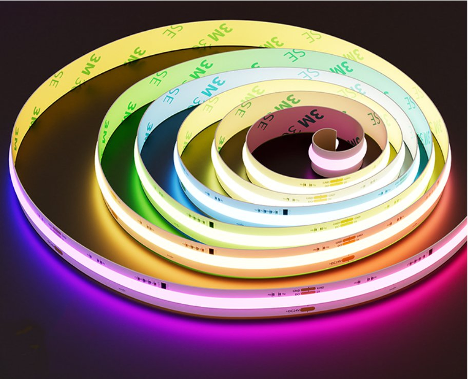 COB Smart IC Addressable Color Flexible Tape LED Strip Light