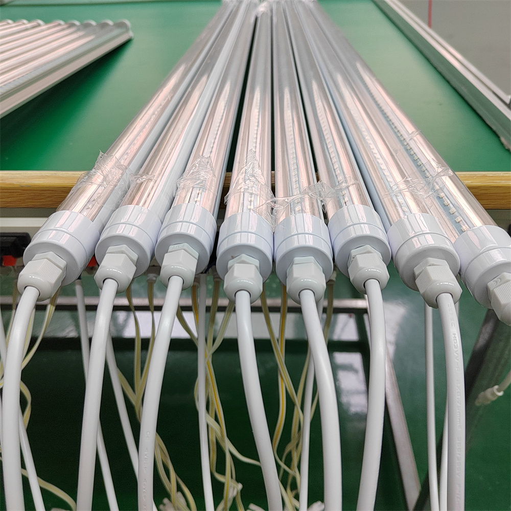Led Fish Tank Tube Light Ip68 Aquarium Submersiblecolor LED Light Tube Led Grow Plant Light in Waterproof Customizable Plug Red