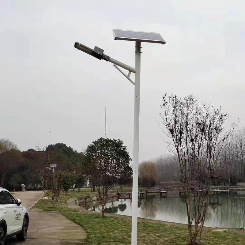 3m-12m Integrated Solar Street Light Outdoor LED Solar Road Lamp With Galvanized Pole