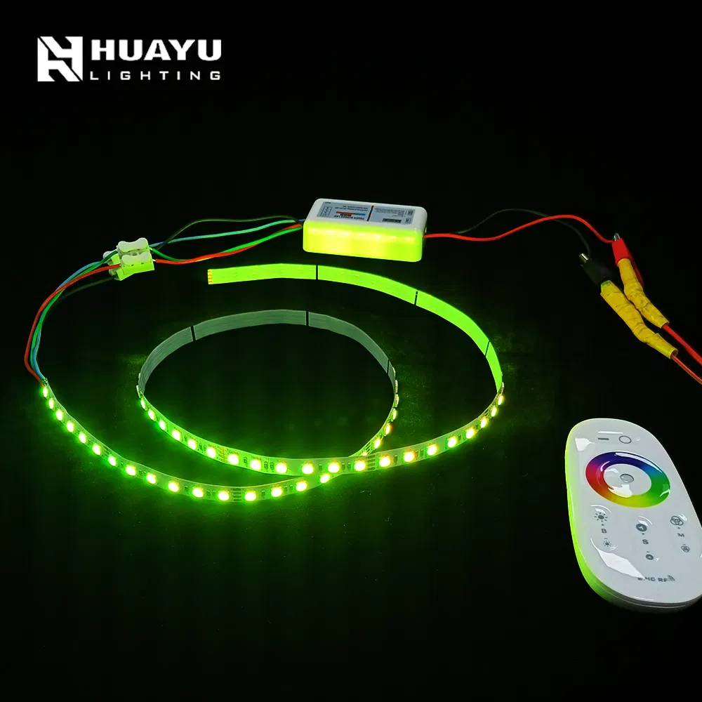 High Quality RGB DC124V LED Strip 10mm Wide PCB SMD 5050 84LEDs/M 20W/M LED Strip Light