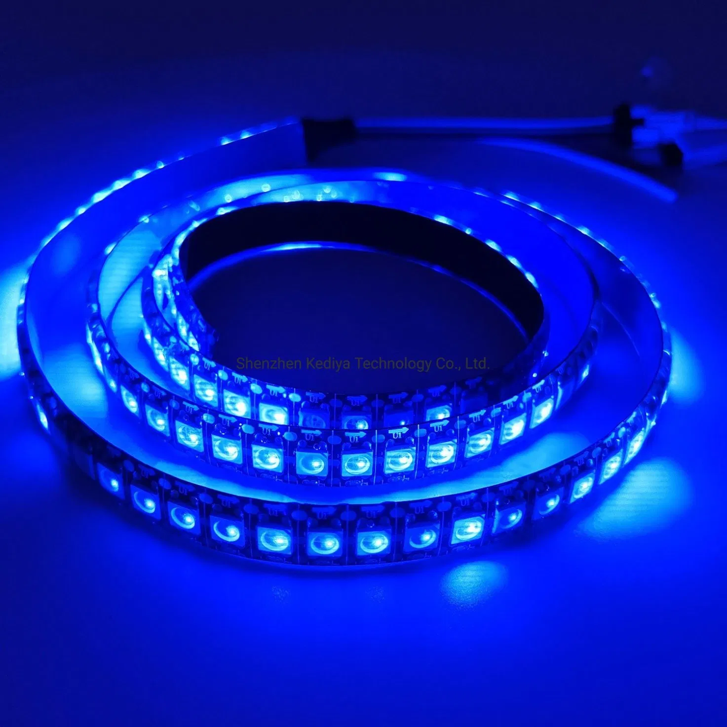 Highlight Ws2812 144LEDs Built-in Dream Color Digital High Density Pixel Light Addressable 5V COB RGB LED Strip 144LEDs LED Strip Light