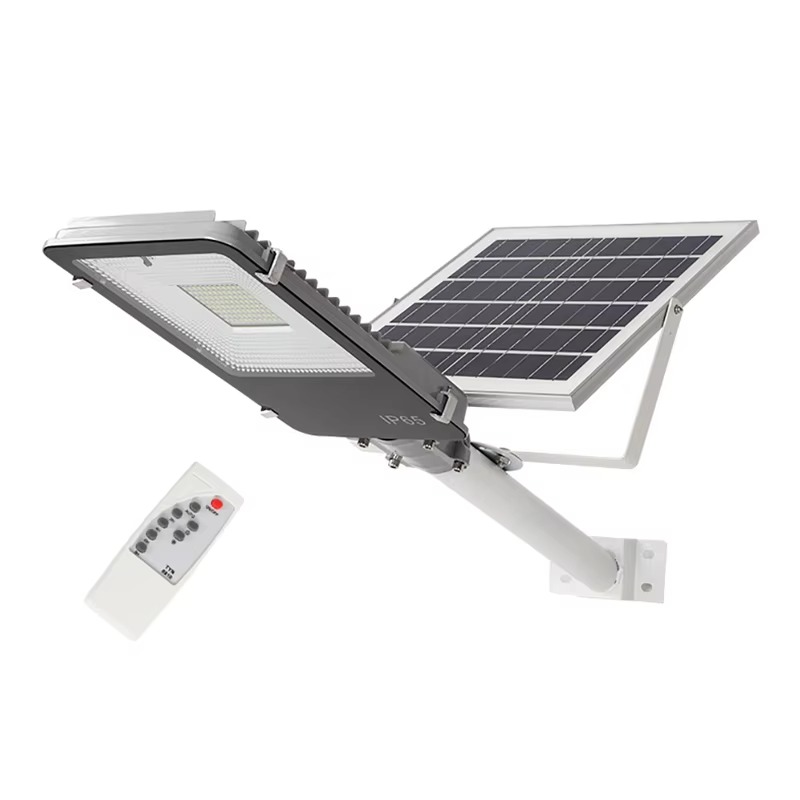 NEW Outdoor Lighting IP65 High Power 100 200 300 500 Watt LED Solar Street Lamps Plastic Components CE Certified 6000K Daylight