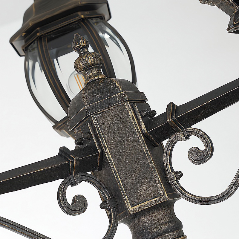 Dawnl Outdoor Modern LED Street Lights European Antique Garden Decorative Lighting IP65 Waterproof Aluminum Poles Lawn