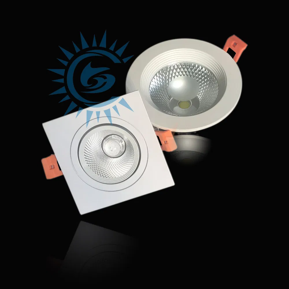 7W/10W/15W/20W/30W Recessed Ceiling Round COB LED Downlight