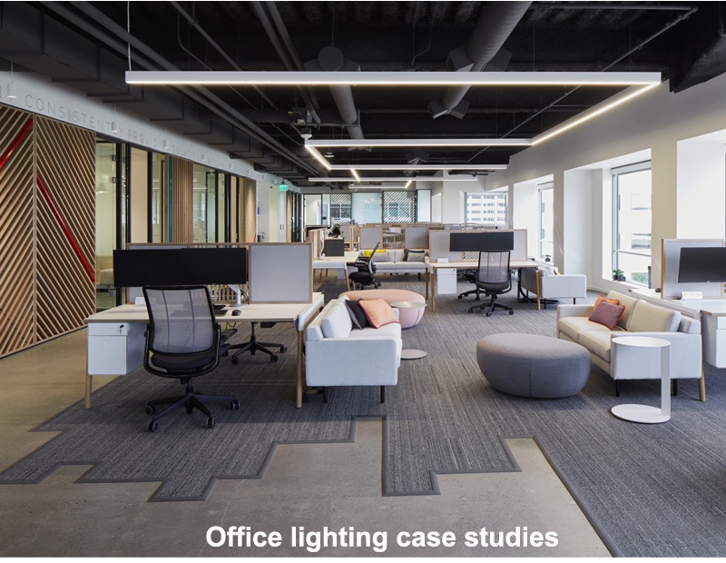 Custom Creative Chandelier Billiard Ambiance Seamless Connectable Industrial Modern Dimmable Office LED Linear Work Light
