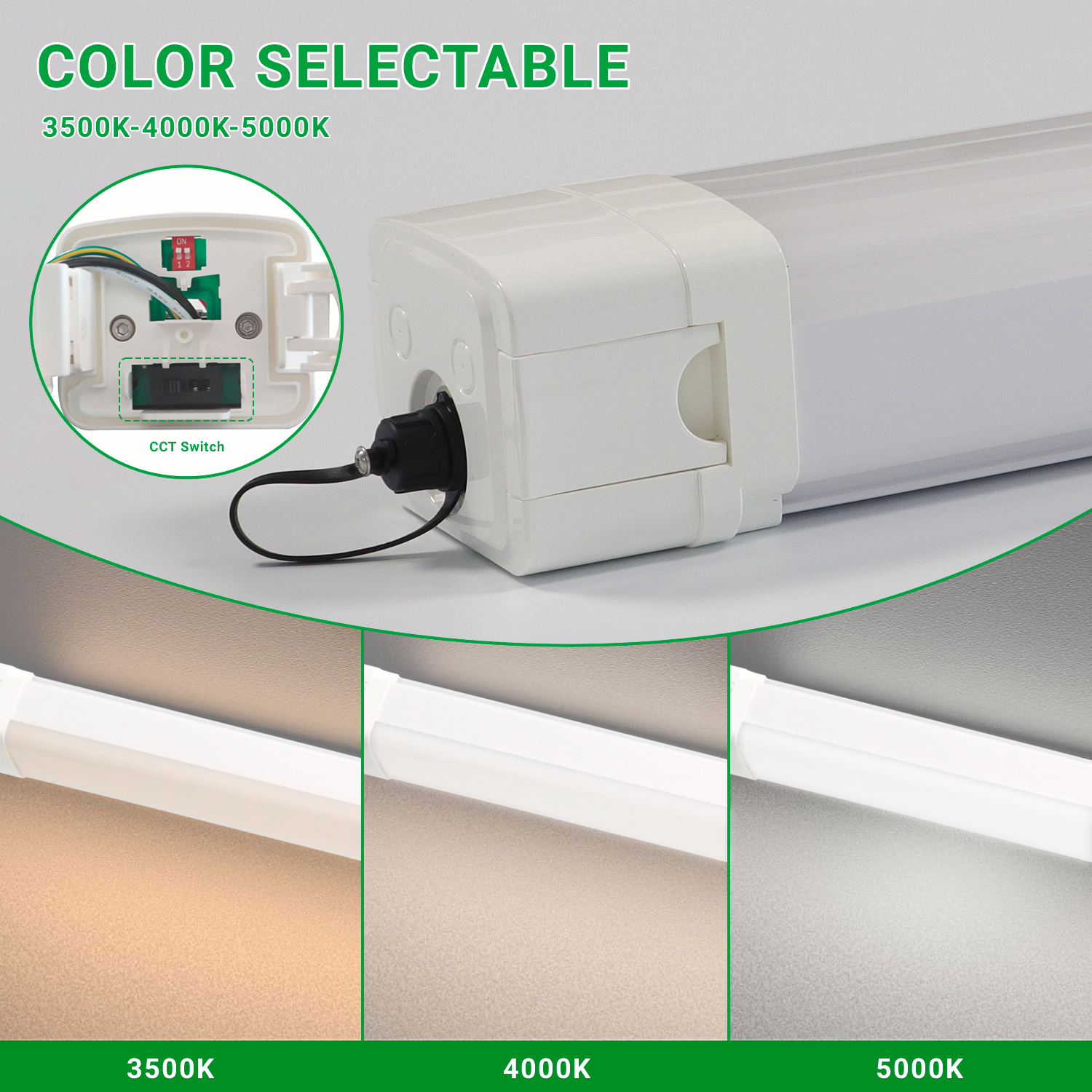 New Design Ip65 Waterproof 8FT LED Linear Light 60W Tri-Proof Tube Triproof Led Light for Warehouse Lighting
