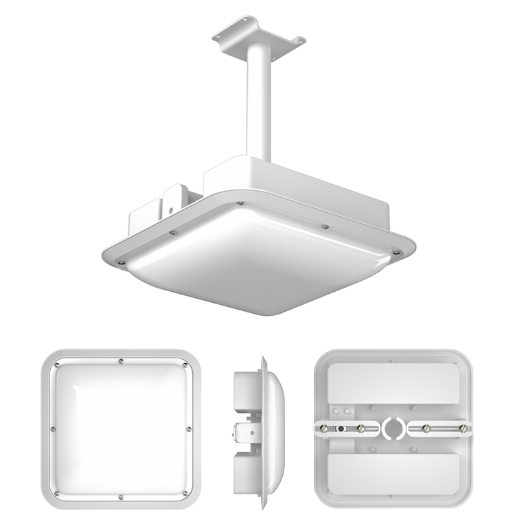 IP67 Waterproof Bathroom Light 60W LED Tri-proof Ceiling Light for Swimming Pool Sauna Room and Cold Storage