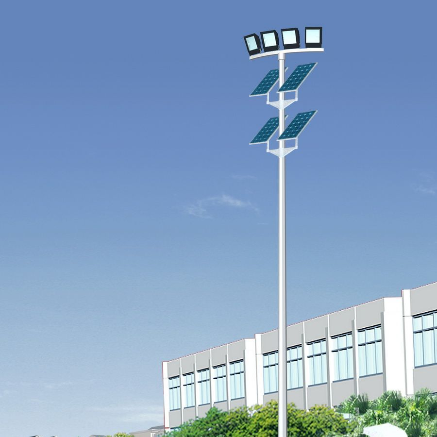 Integrated Outdoor LED Lamp Solar CCTV Camera Street Light with Lithium Battery
