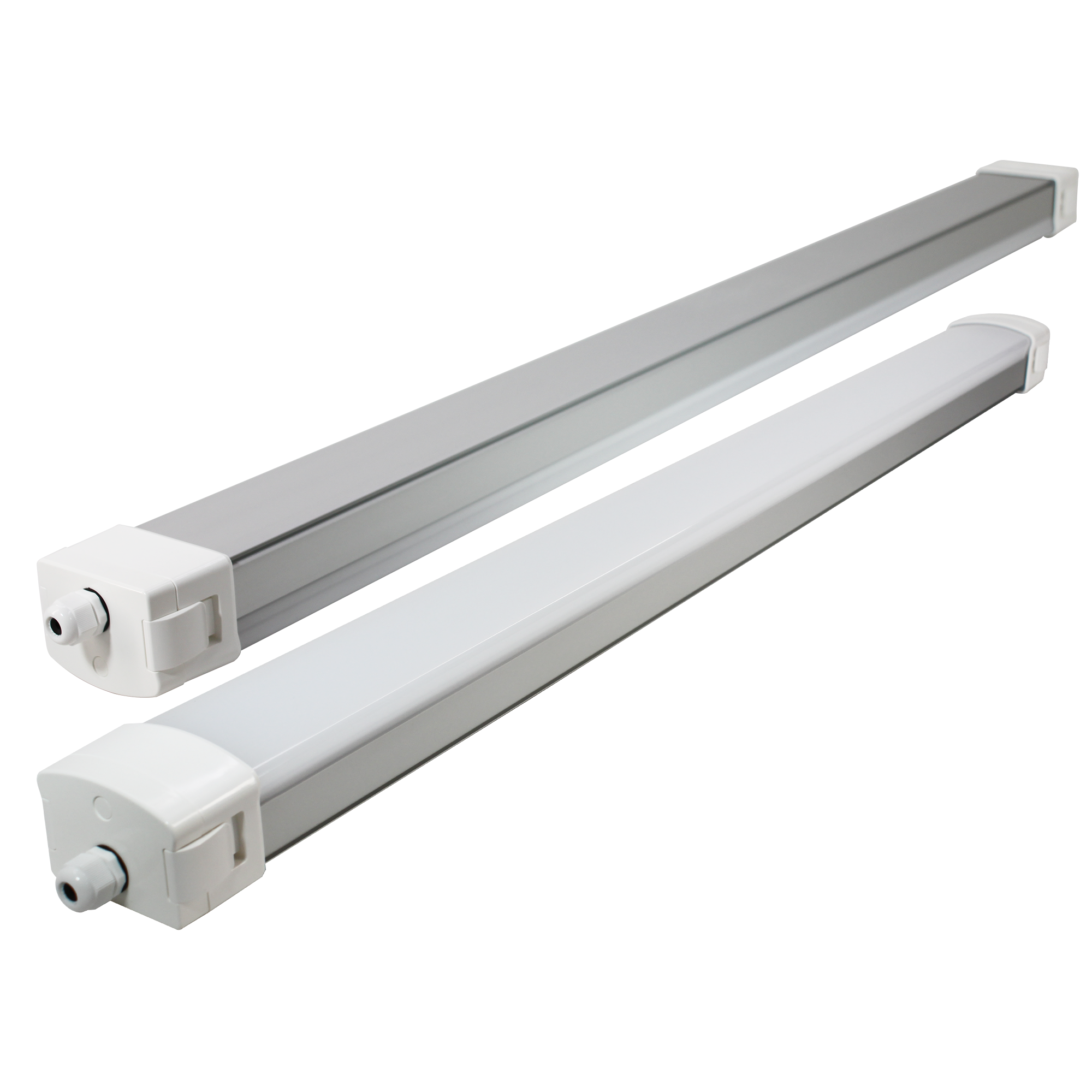 IP65 Weatherproof Tri-Proof LED Light Fixture Vapor Tight for Indoor Industrial Warehouse Parking Lot Lighting