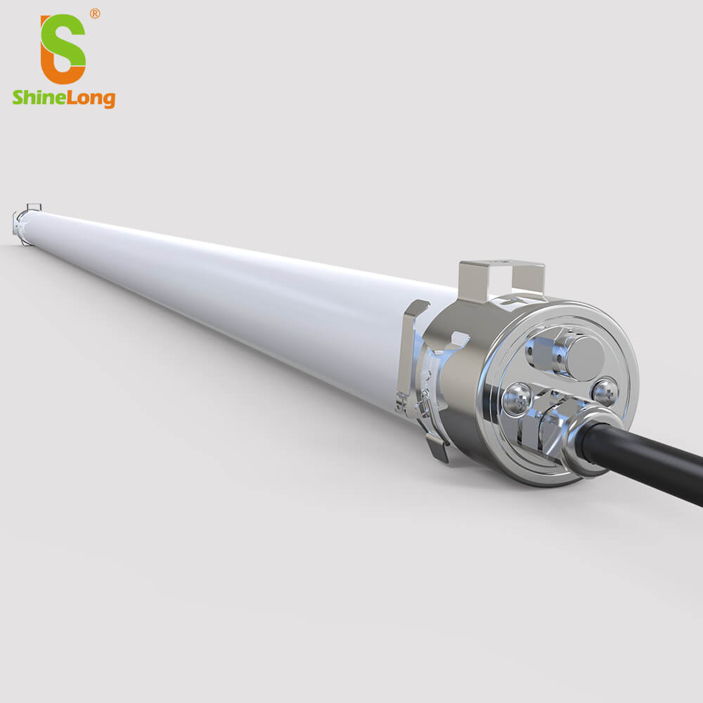 IP66 IK10 Round Mini LED Linear Office Lights 600mm 10W T5 T6 PC Tube Light
