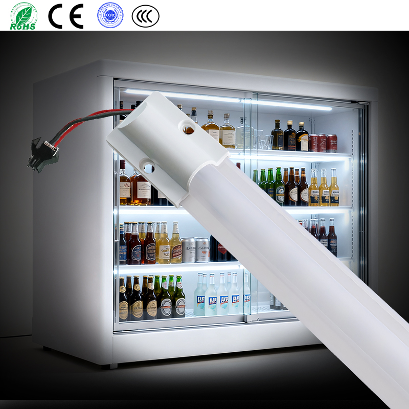 Commercial Flicker-Free Tri-Proof LED Linear Light Bar 30*12mm Customizable Freezer Lighting 75 Beam Angle CRI 80 Multi-Color