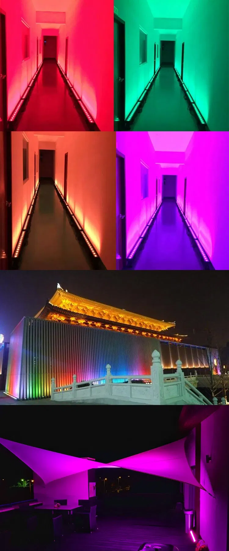 14PCS 30W High Power RGB LED Wall Washer Light