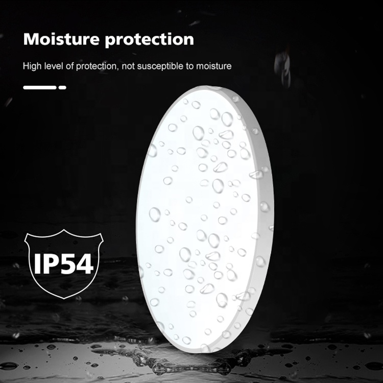 IP54 Waterproof Bathroom Indoor Round Lamp Housing Led Ceiling Triproof Light 12-48W Modern Tri-proof Home Office 80 Wall Switch