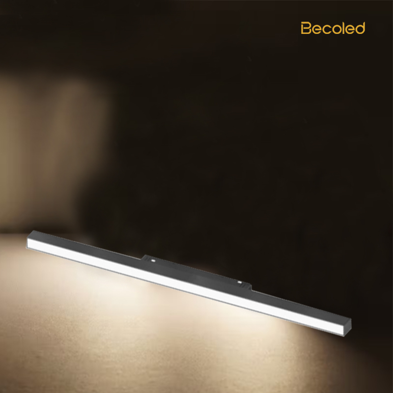 Hot Sale for Office Industrial 20W Commercial Rectangle Tube Led Light Aluminium Flexible Tube Linear Light Indoor Lighting