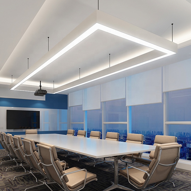 Aluminum 3600Lm Bright up and Down Ceiling Suspended Pendant Linkable Led Batten Linear Light for Office Warehouse