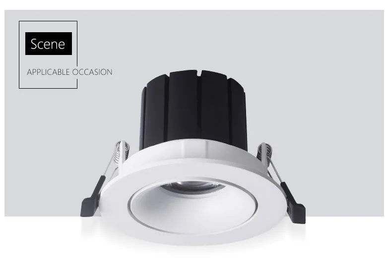 COB Recessed LED Spot Light Wide Beam Ceiling Lamp Downlight