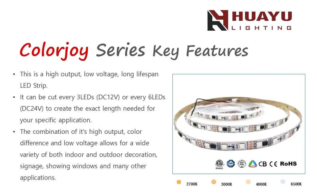 High Quality RGB DC124V LED Strip 10mm Wide PCB SMD 5050 84LEDs/M 20W/M LED Strip Light