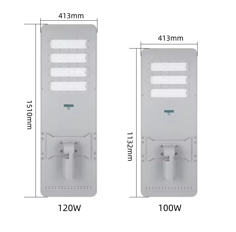 Factory Direct IP65 Waterproof 12.8V Die-cast Aluminum Alloy Outdoor Road Lighting OEM ODM Integrated Solar Street Light