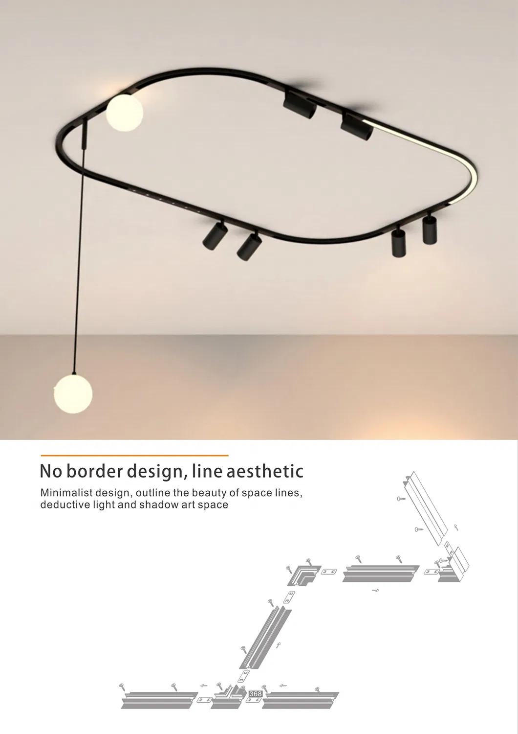 Ultra-Slim LED Magnetic Track Light