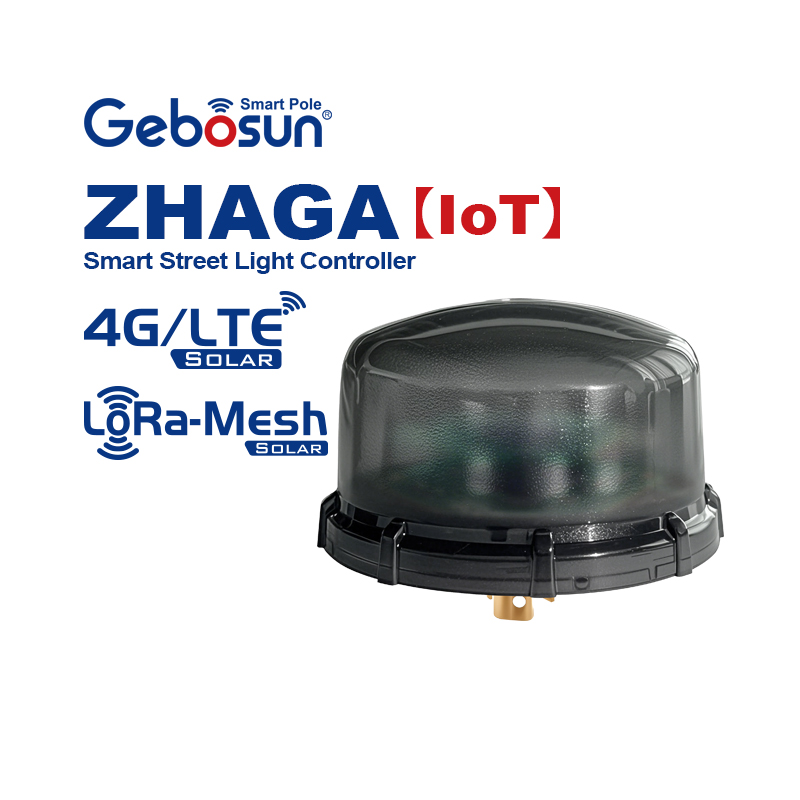 ZHAGA IOT Lora-Mesh Solution Smart Street Light IP65 SSLS Platform Wireless Control Solar Smart Street Lighting System