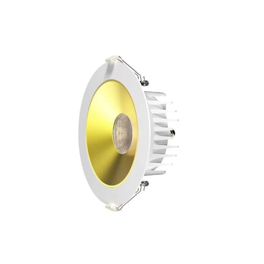 30W High-Efficiency COB LED Down Light Durable Aluminum Body, 140lm/W, CRI>90, Outcut: 140mm Beam: 15°/24°/36°/50°