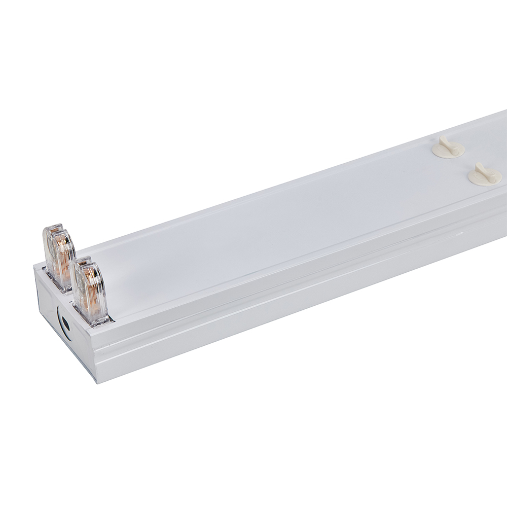 New Model 100lm/w 1x20W Single Tube Fluorescent Parking Lot Light LED Tube Fixture T8 Tri Proof Light