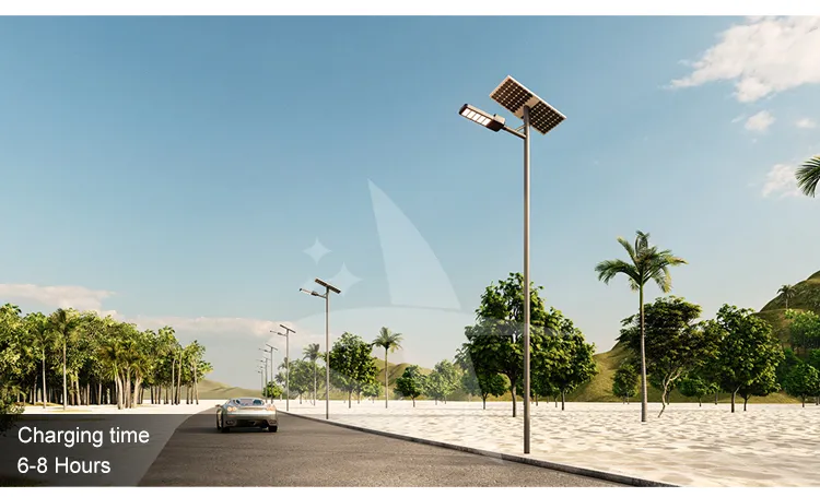Factory Direct Sales of Solar Street Lighting for Outdoor Use Gardens Light