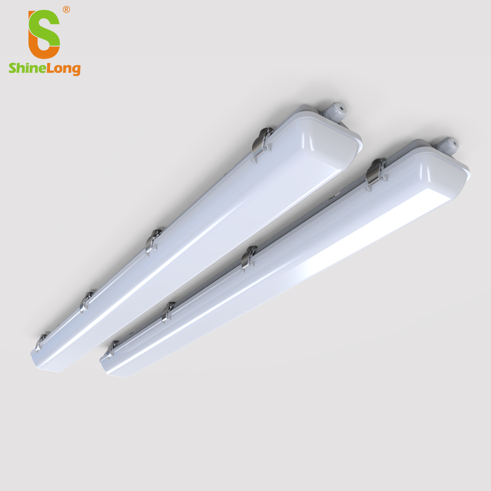 Shinelong High Quality Led Vapor Tight Light Cold Storage Waterproof Led IP65 20w 40w 120 Degree 3000-6500K LED Triproof Light