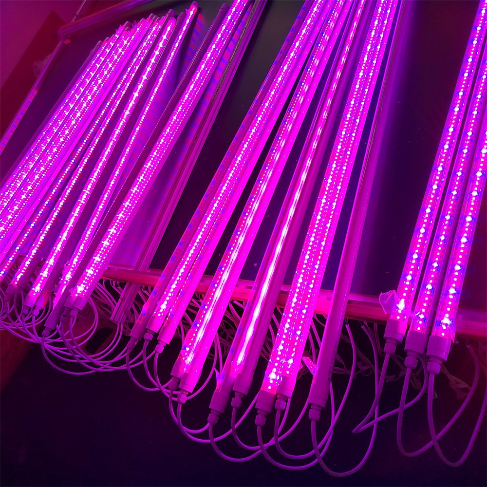 Led Fish Tank Tube Light Ip68 Aquarium Submersiblecolor LED Light Tube Led Grow Plant Light in Waterproof Customizable Plug Red