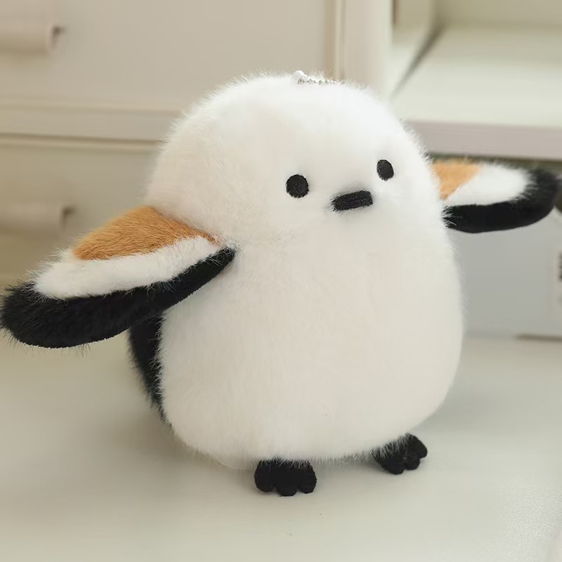 Brinquedo de Pássaro de Pelúcia Macia para Brincadeira Imaginativa e Diversão de Aprendizado