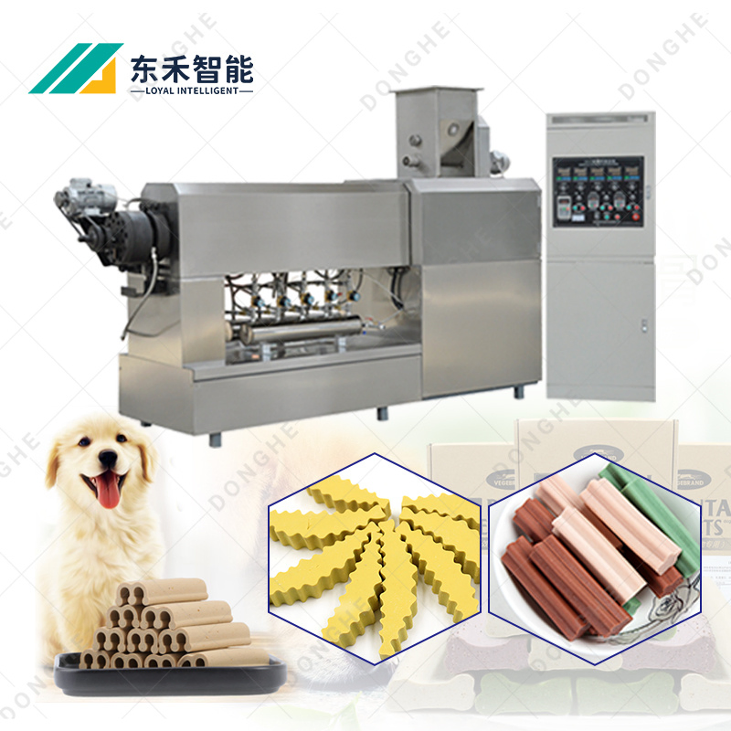 Máquina de Fazer Ração para Animais de Estimação Linha de Produção de Petiscos para Cães