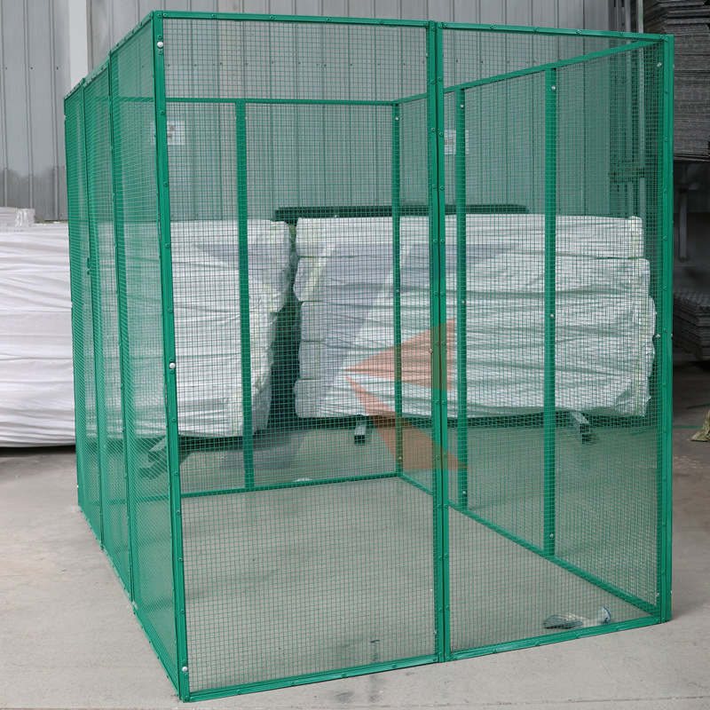 Grande Gaiola para Pássaros com Acesso Lateral, Gaiola de Ferro para Papagaio, Gaiola de Voo, Casa para Finches, Telhado Plano