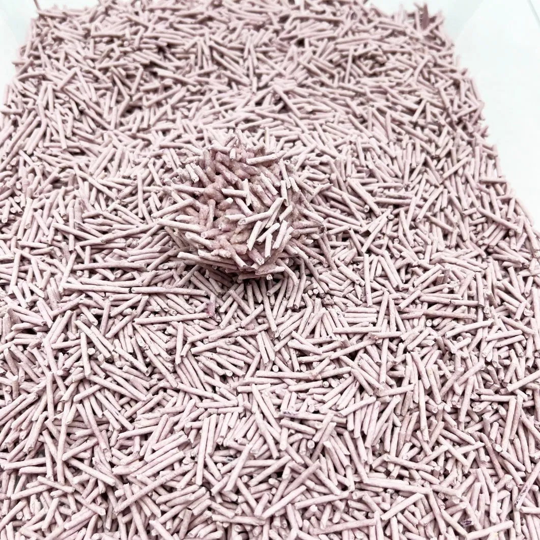 Material de Planta Ecológico Soja Gregs Amido 1.5mm Pêssego Sal Marinho Areia de Tofu Scented para Gatos Acessórios para Banheiro de Animais de Estimação