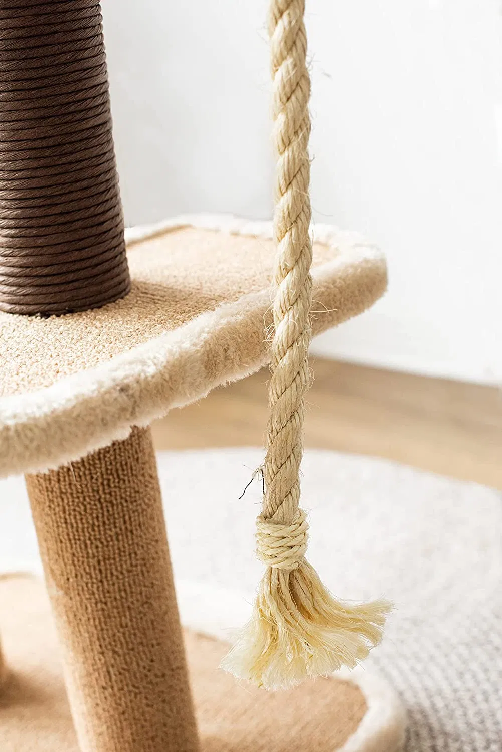 Estrutura de Árvore para Gatos, Poste de Arranhar, Vila, Plataforma de Salto, Grande Escalador para Gatos