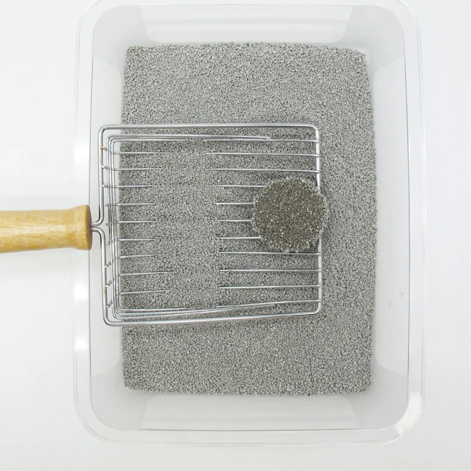 Agregação Forte, Fácil de Coletar, Duradouro 1-4mm &amp; 0.5-2.5mm Areia para Gato de Argila Bentonita, Acessórios para Animais de Estimação