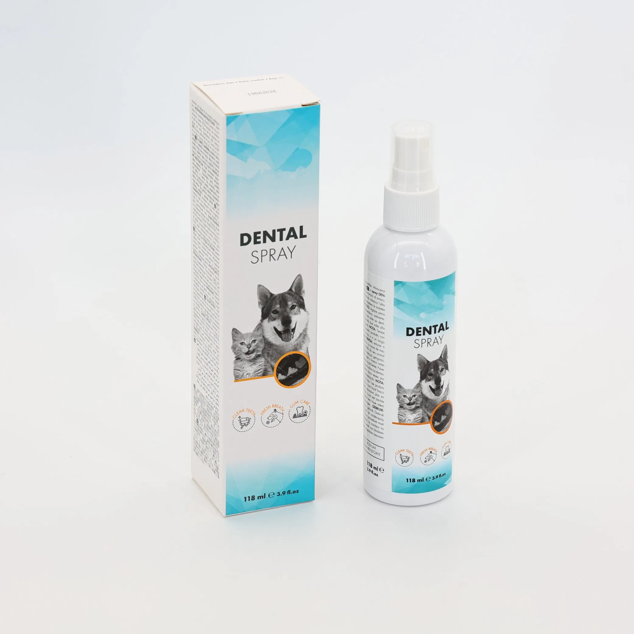 Kit de Escovação Dental Natural Fresh para Cães, Gel e Escova de Dentes