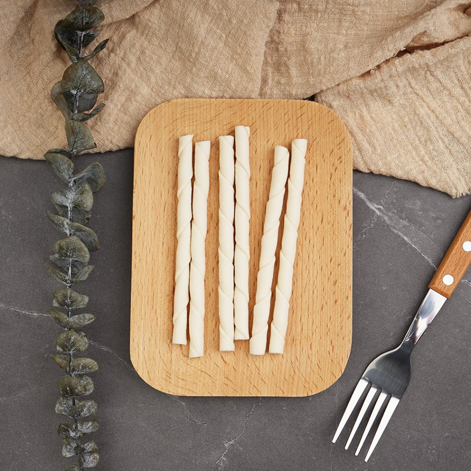 Sanduíche de Carne de Frango e Pato em Tiras, Alimento Saudável, Ingredientes Naturais, Petiscos Saborosos para Cães