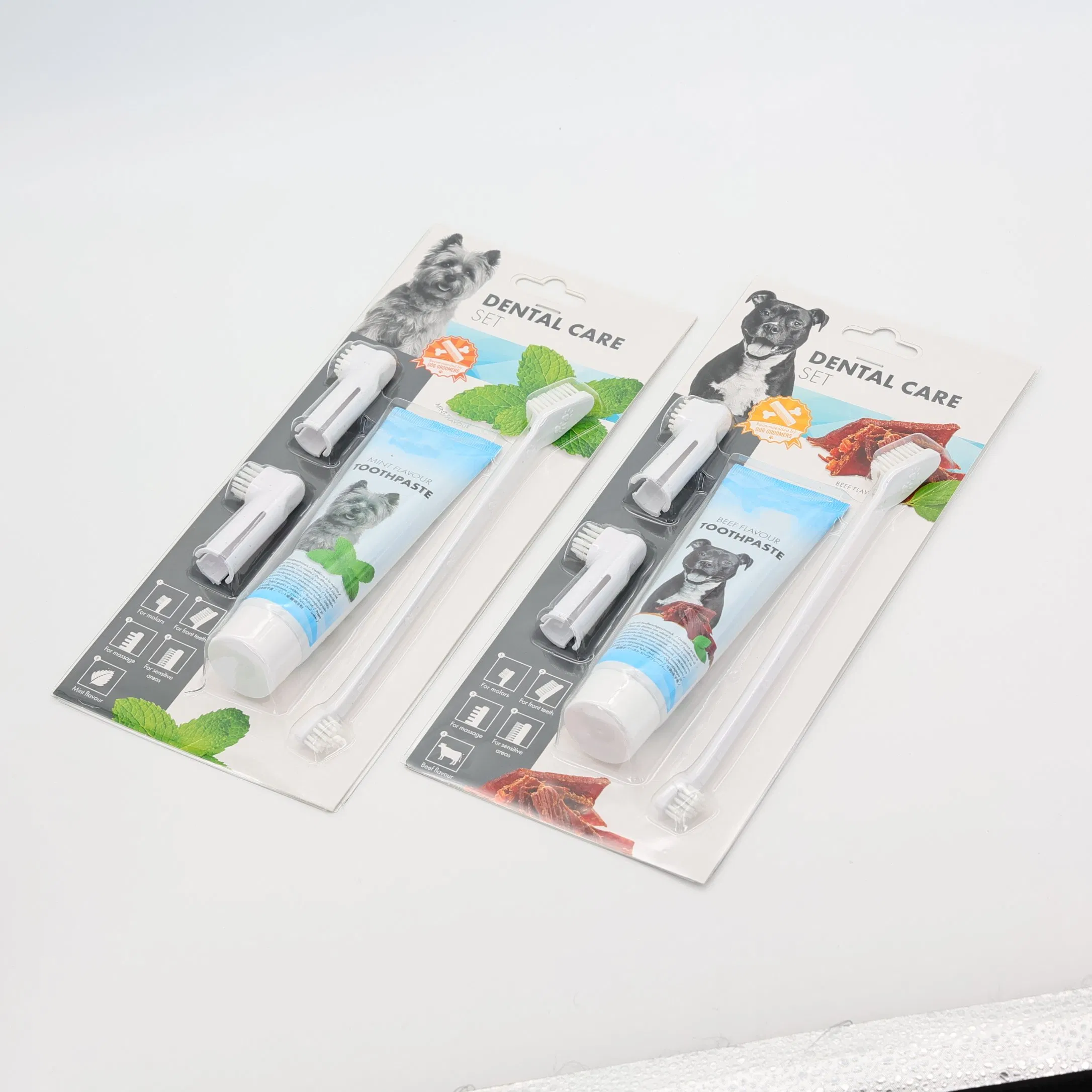 Kit de Escovação Dental Natural Fresh para Cães, Gel e Escova de Dentes