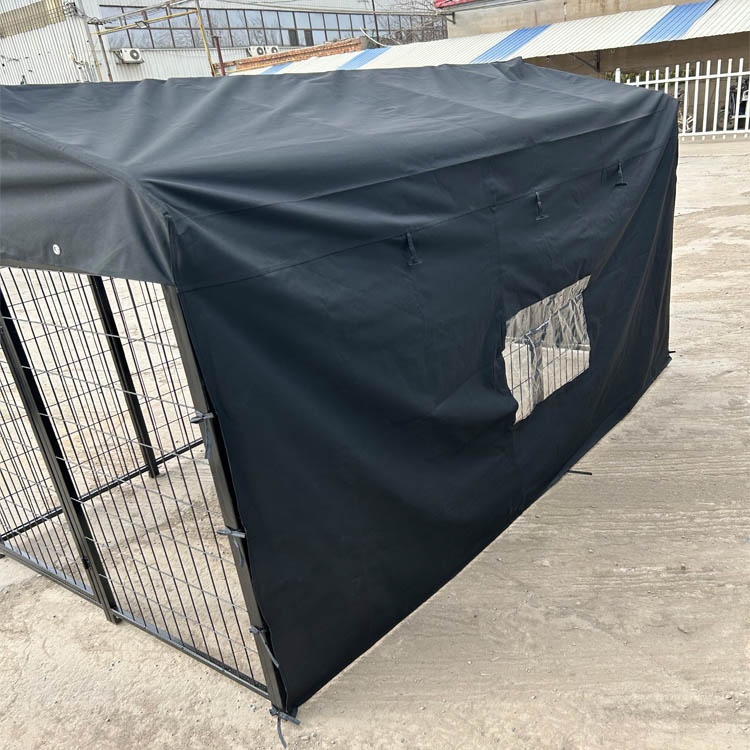 12panel Canil Grande para Cães ao Ar Livre com Cobertura Impermeável, Enclosures para Animais de Estimação, Gaiola, Casa para Cães, Corrida para Cães, Playpen para Grande Cão, Painel de Cerca