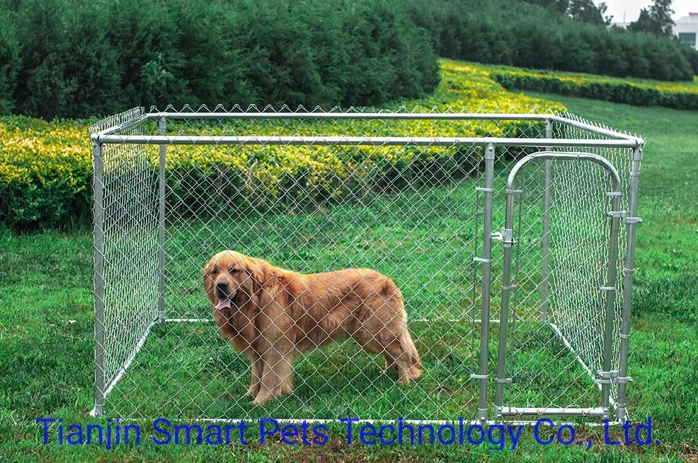Venda por atacado de cercas de corrente baratas para cães ao ar livre