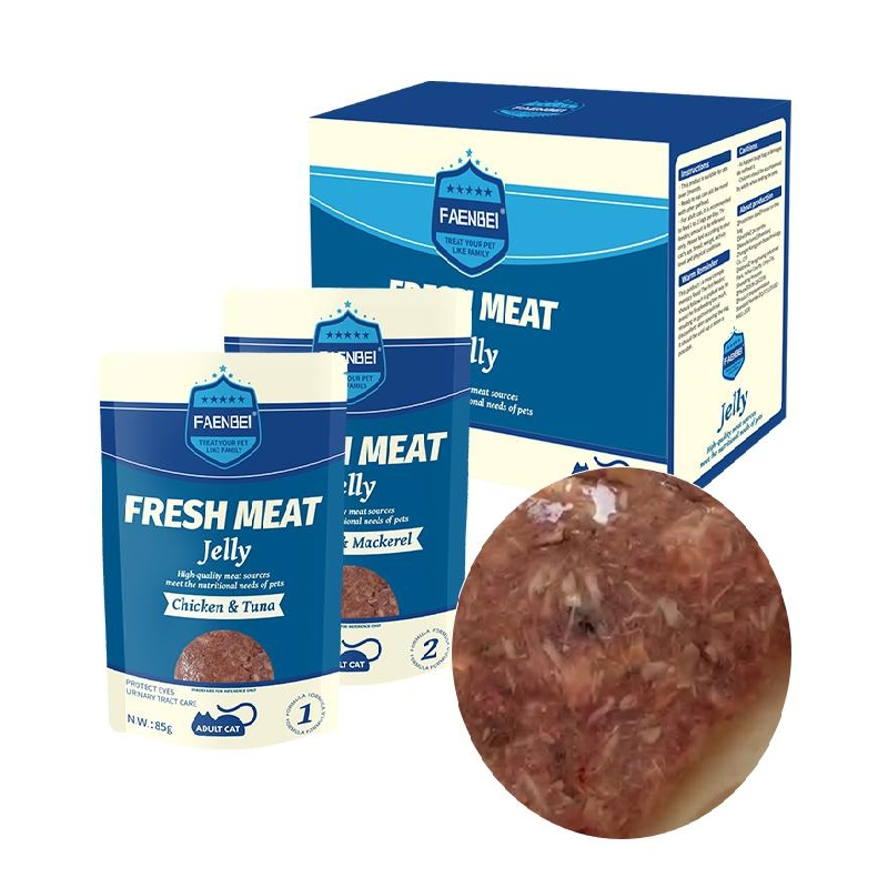 4% Proteína 170g Pouch de Petisco de Carne para Cães - Alimento Úmido para Animais de Estimação