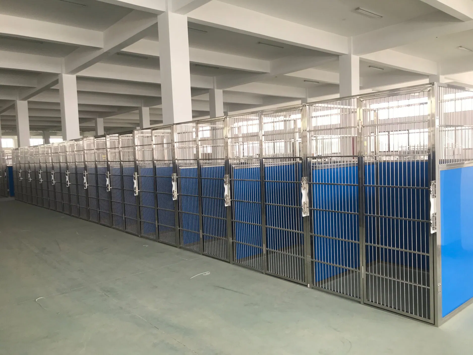 Porta de Canil Veterinário com Painel de Chuva, Gaiola para Animais, Crates para Fazenda, Corredor para Cães