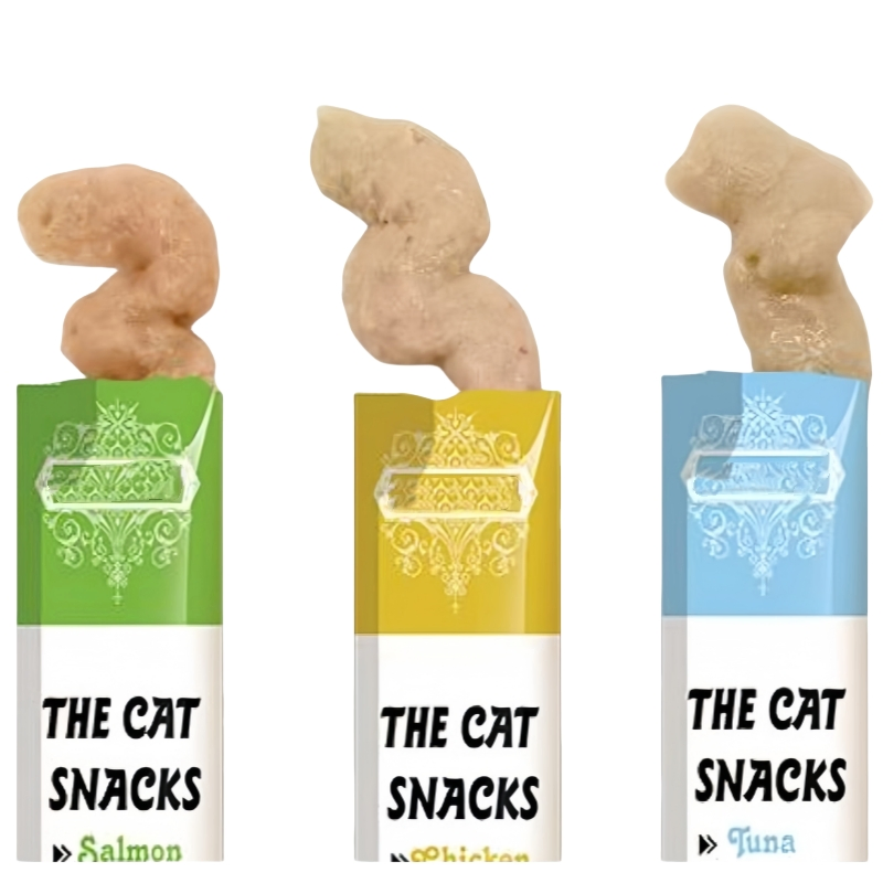 Fabricante de Petiscos para Gatos OEM/ODM - Barras e Tiras Macias Fórmula de Alimento Úmido