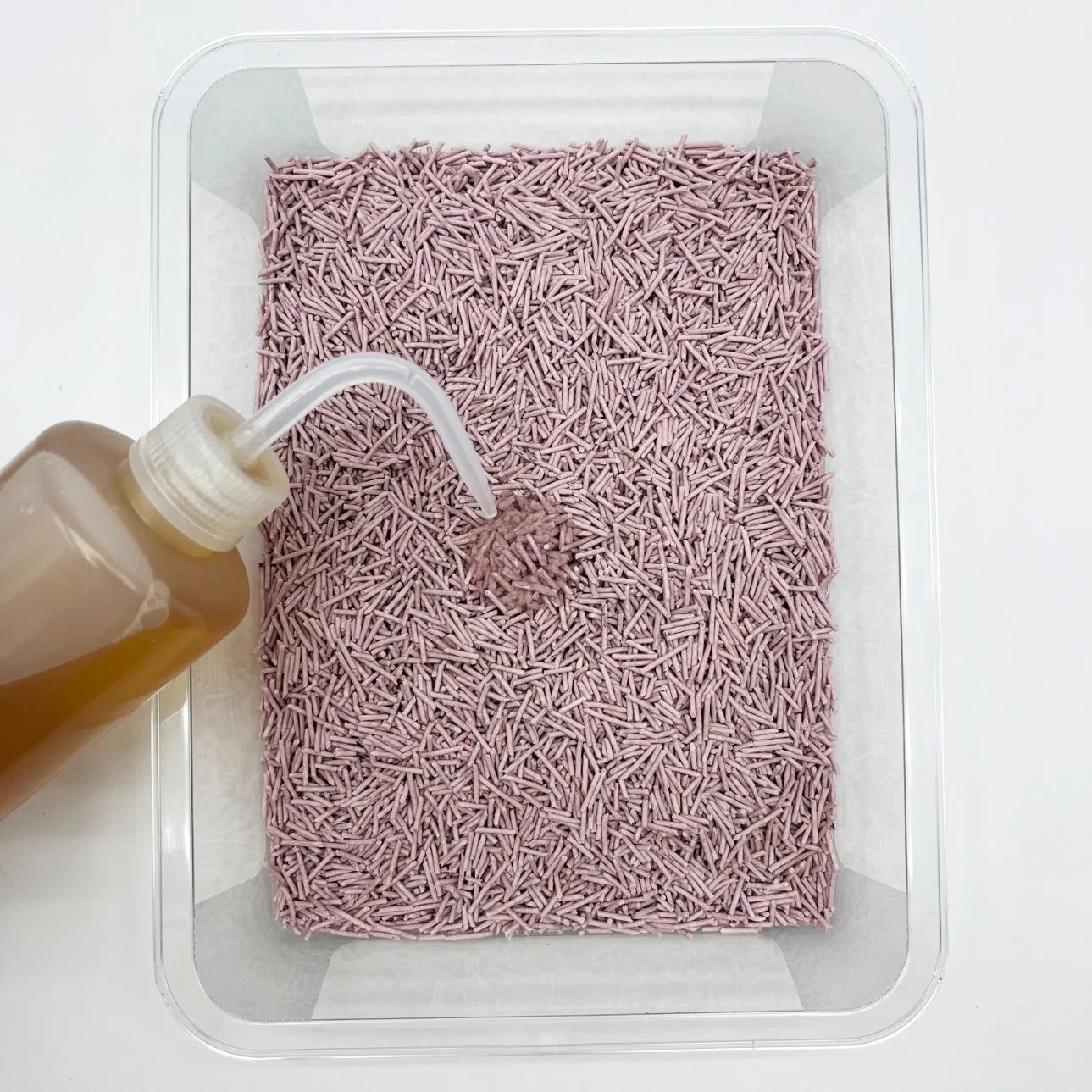Material de Planta Ecológico Soja Gregs Amido 1.5mm Pêssego Sal Marinho Areia de Tofu Scented para Gatos Acessórios para Banheiro de Animais de Estimação