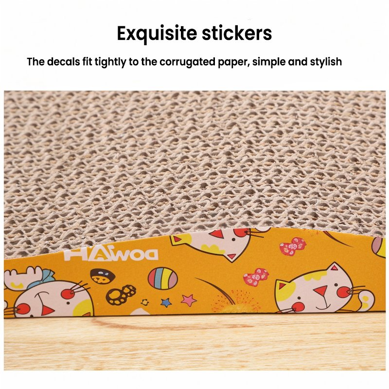 Placa de Arranhar para Gatos Atacado Resistência ao Desgaste Papel Corrugado Acessórios Personalizados Disponíveis
