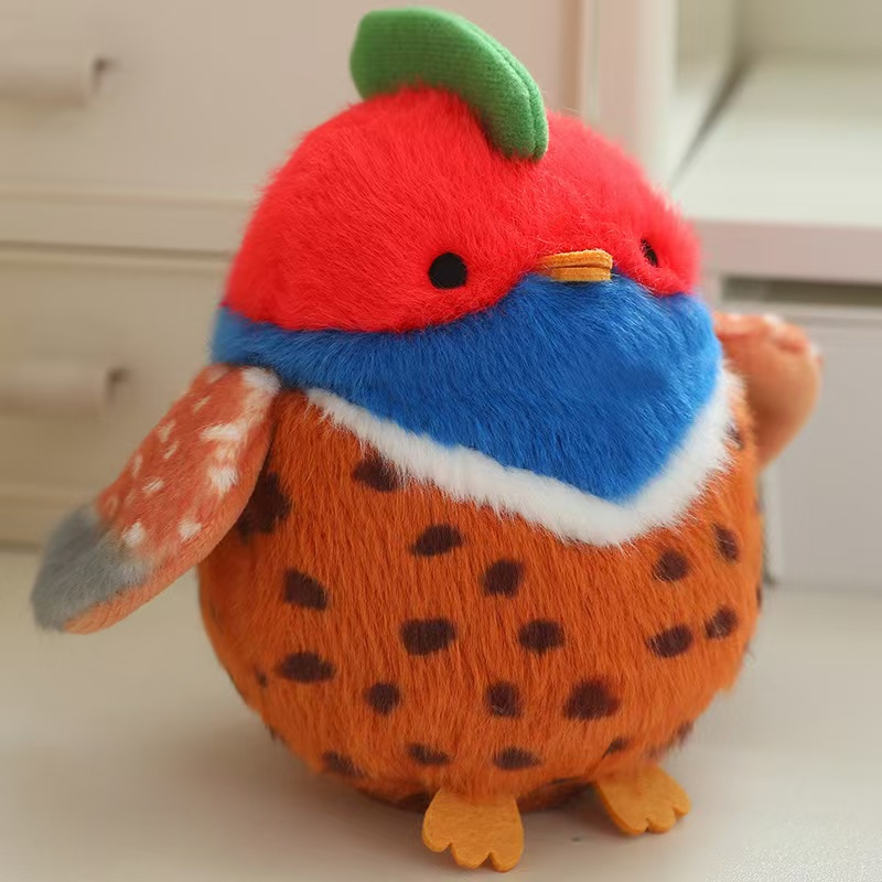 Brinquedo de Pássaro de Pelúcia Macia para Brincadeira Imaginativa e Diversão de Aprendizado