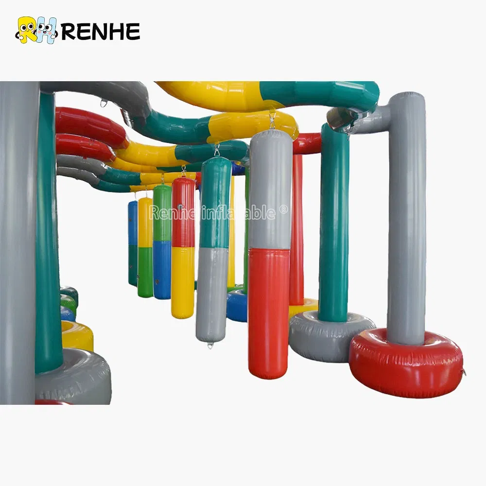 Barreira Inflável Modular para Corrida Comunitária e Layout de Competição de Construção de Equipe ao Ar Livre