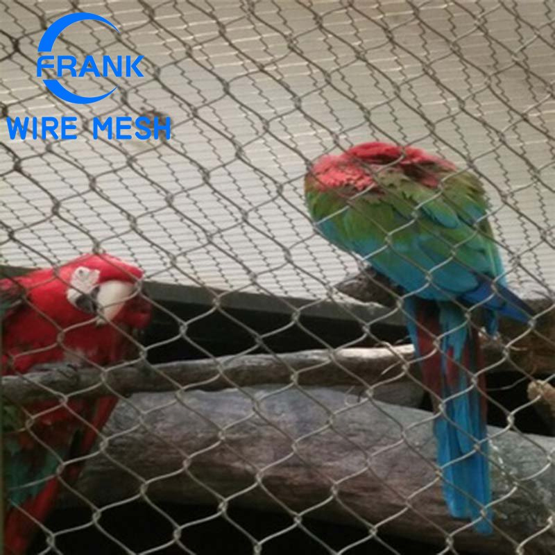 Rede de Aves de Cerca de Arame de Aço Inoxidável Trançado de Alta Qualidade da Fábrica